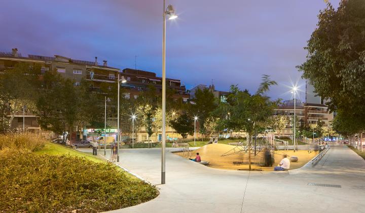 Reurbanización zonas verdes de Badalona