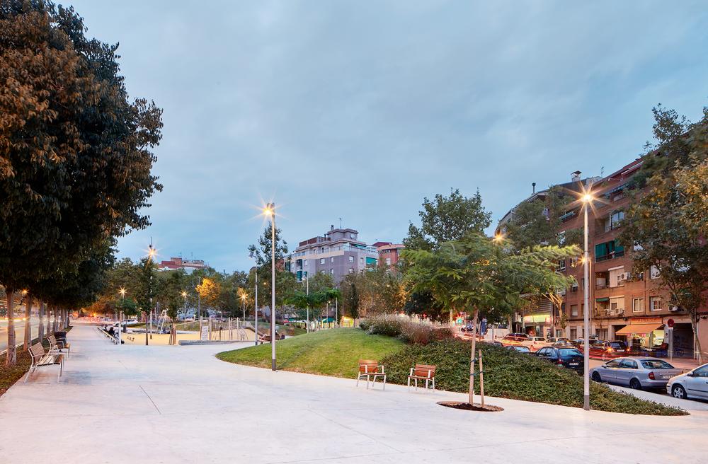 Reurbanización zonas verdes de Badalona