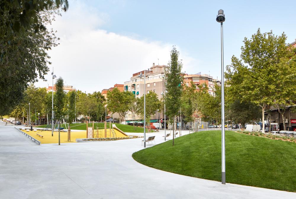 Reurbanización zonas verdes de Badalona