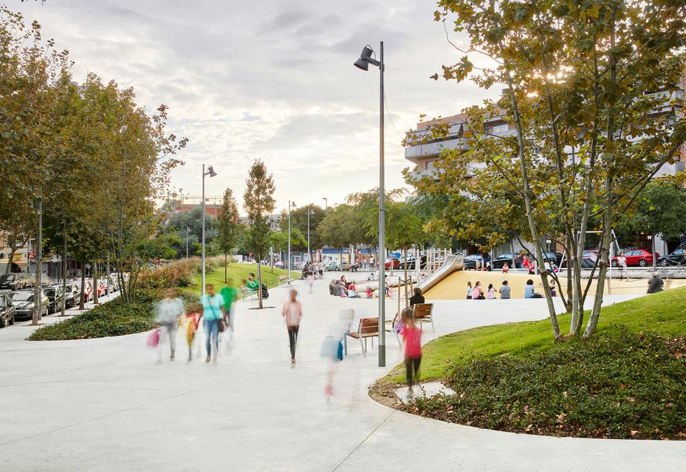 Reurbanización zonas verdes de Badalona