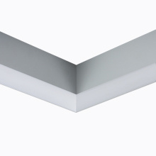 Fil + led opal corner suspended/surface