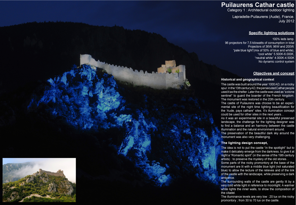 Puilaurens Cathar Castle lamina